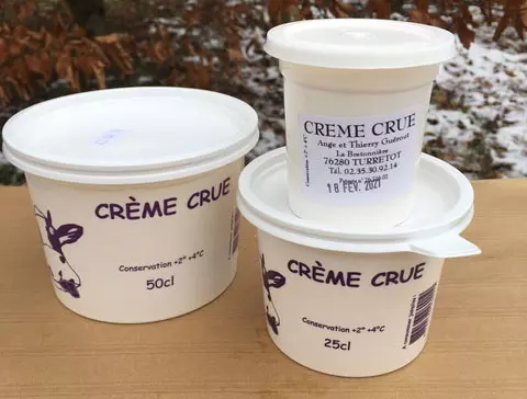 Crème crue