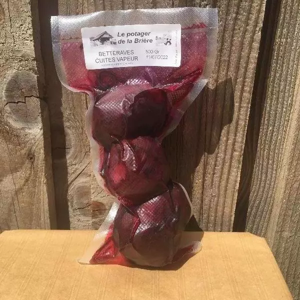 Betteraves cuites a la vapeur