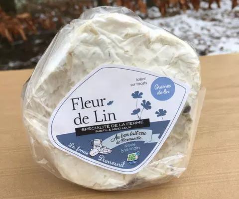 Fromage au fleur de lin